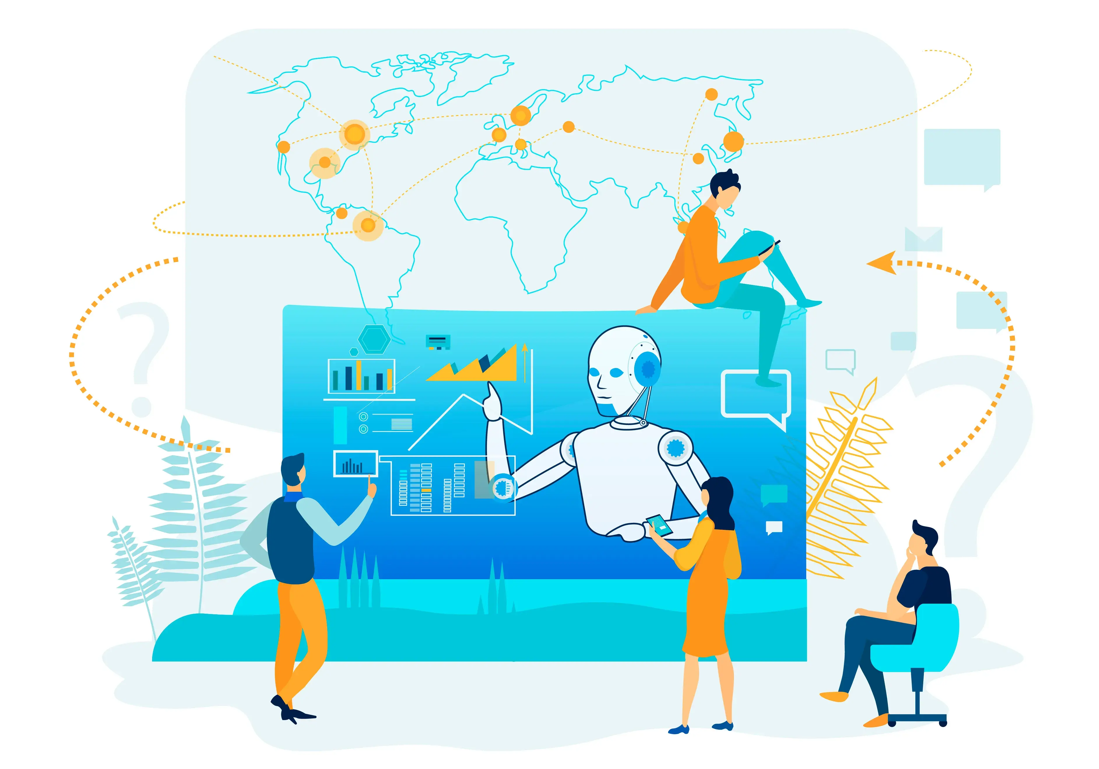 AI Automation Knowledge Base Assistants capability illustration.