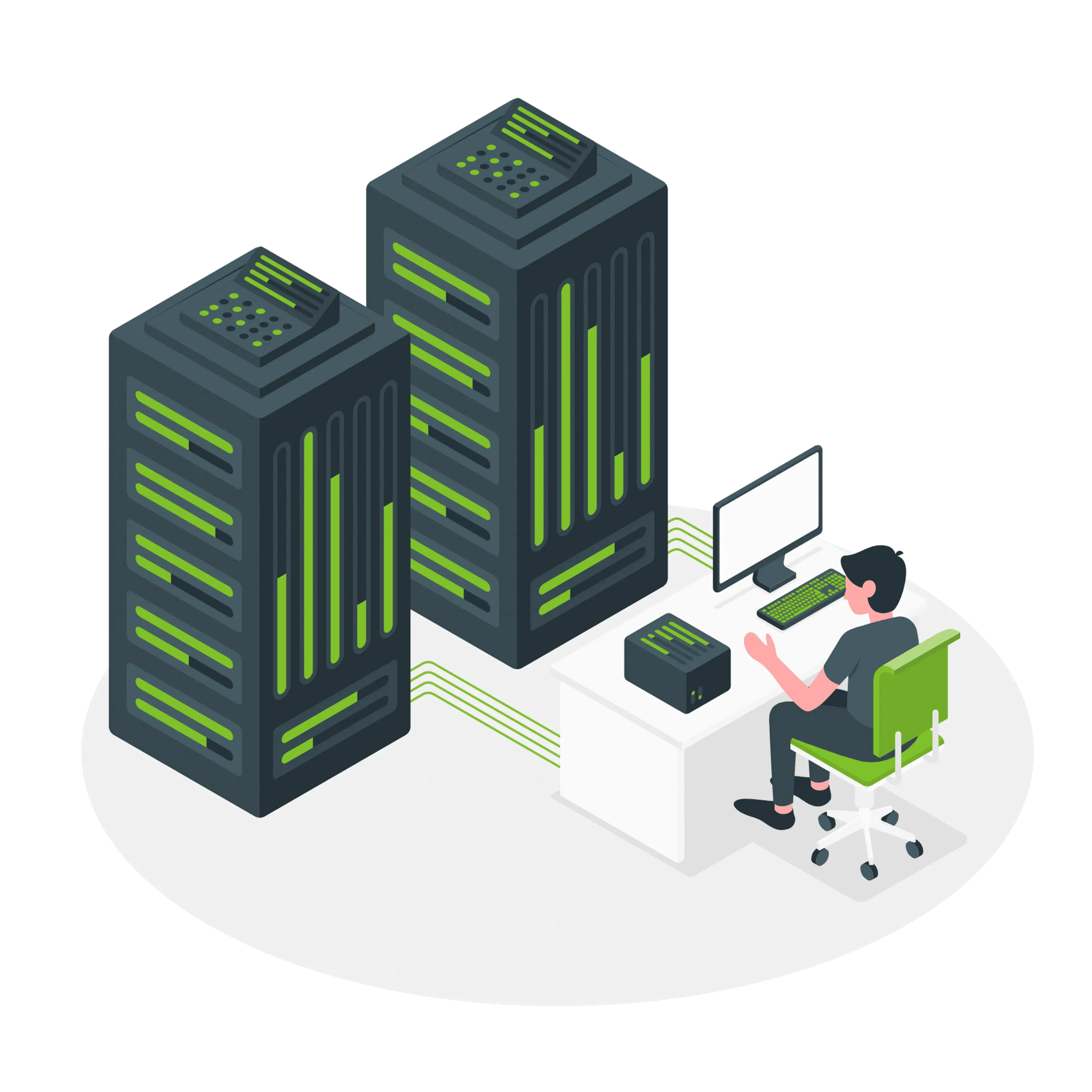 Hosting & Infrastructure Database Security Configuration capability illustration.