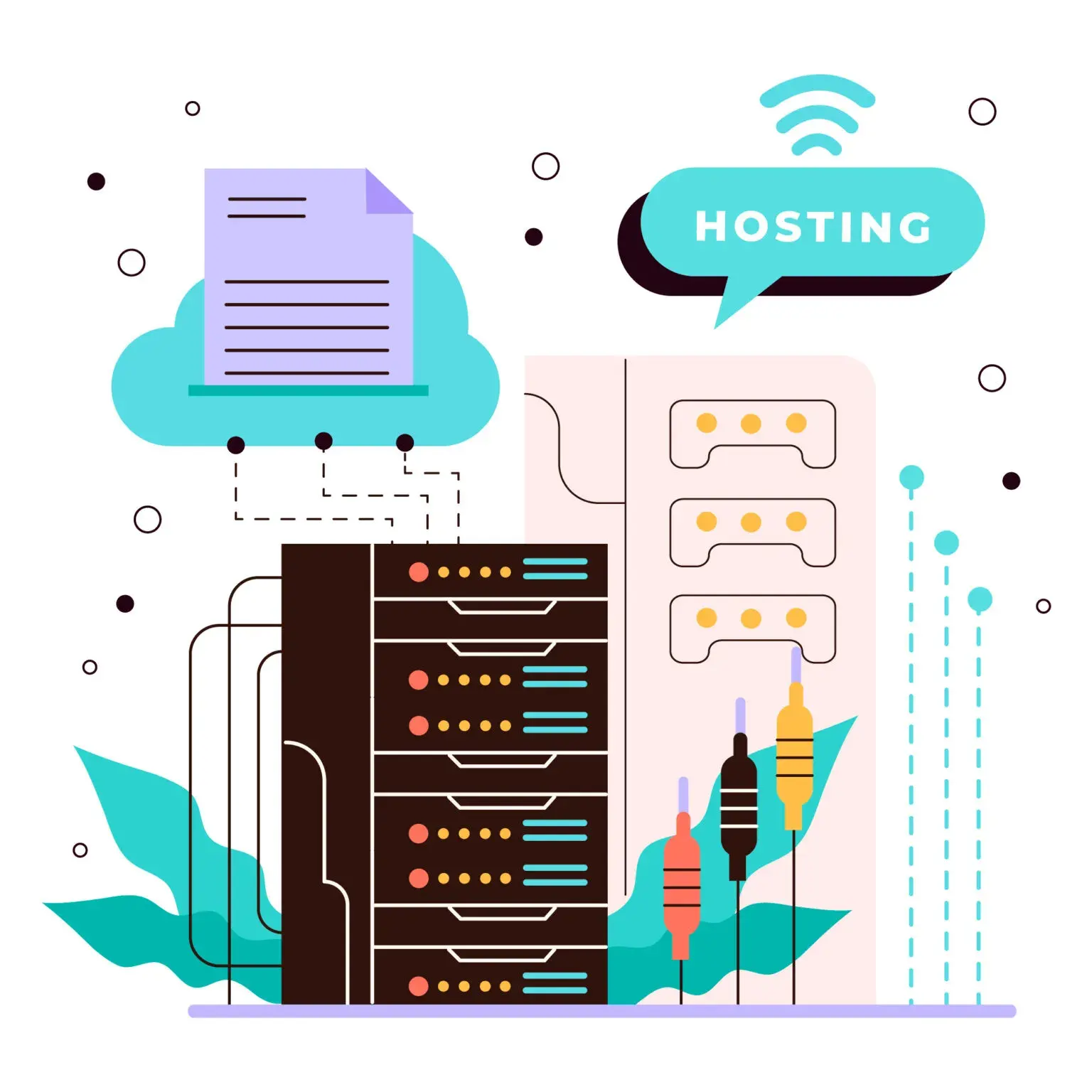 Hosting & Infrastructure Infrastructure Monitoring capability illustration.