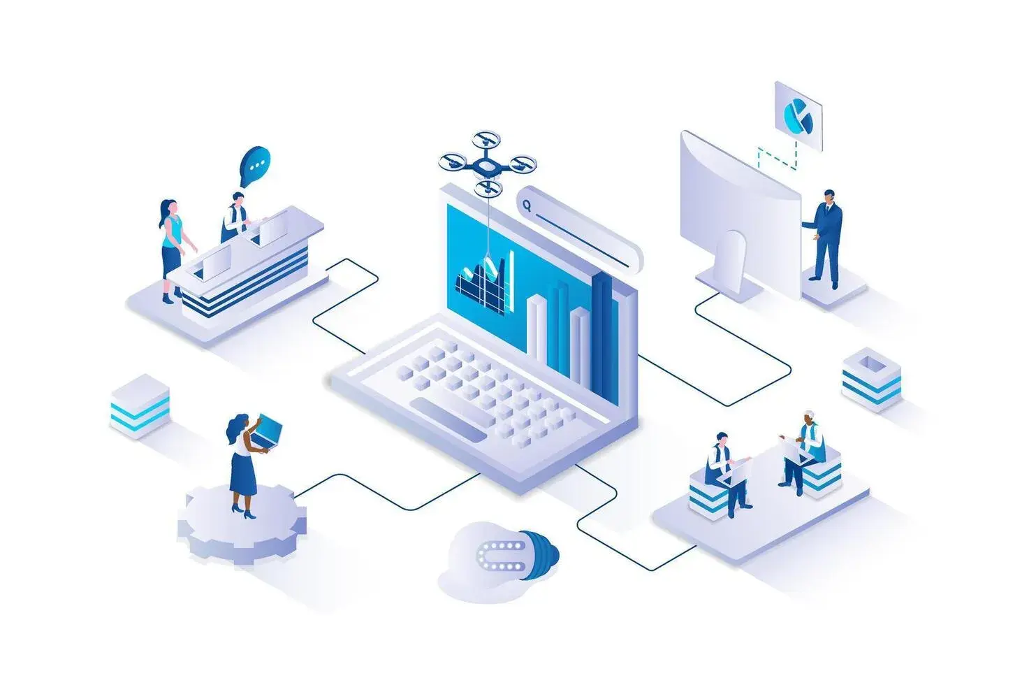 IT Consulting & IT Services Infrastructure Automation capability illustration.