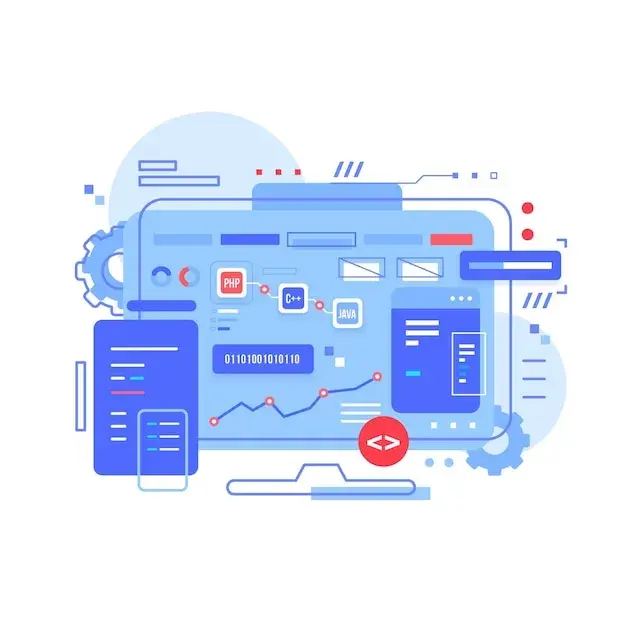 Web Development Online Store Development capability illustration.