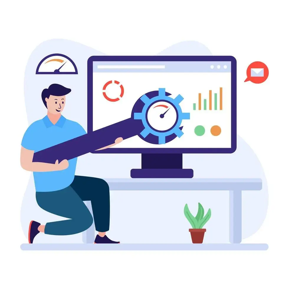 Web Development Performance Optimisation capability illustration.