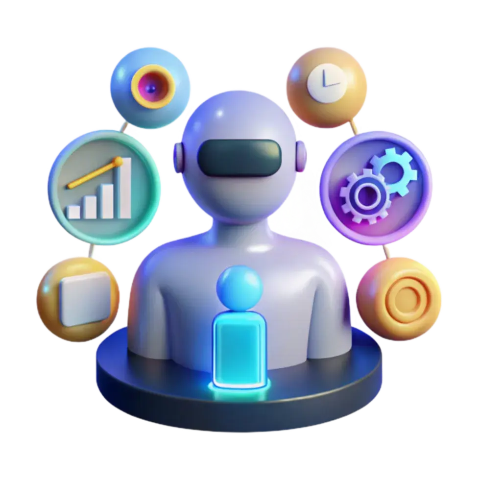 AI & Automation Real-Time Video Stream Processing capability illustration.