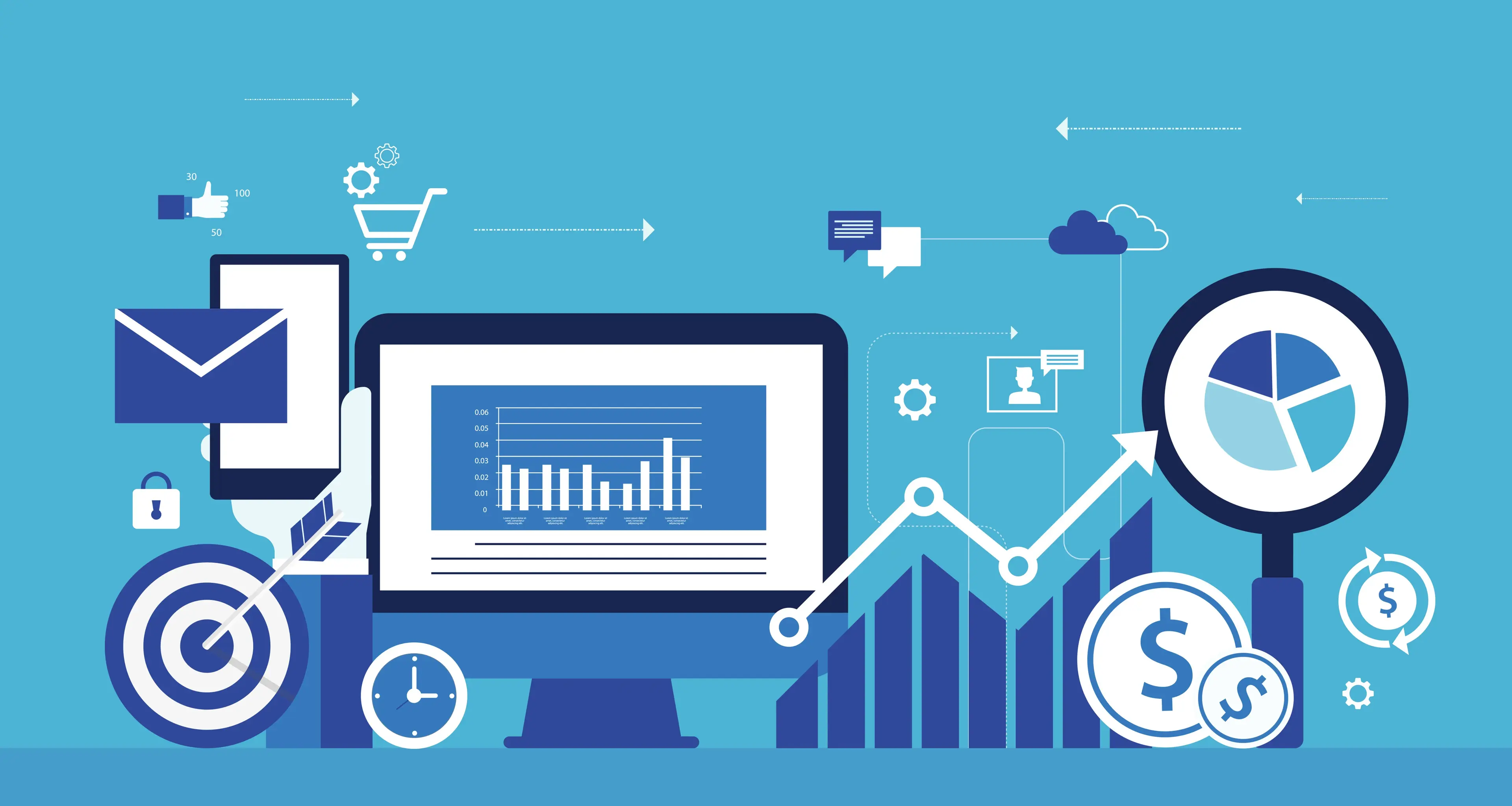 Digital Marketing Content Strategy capability illustration.