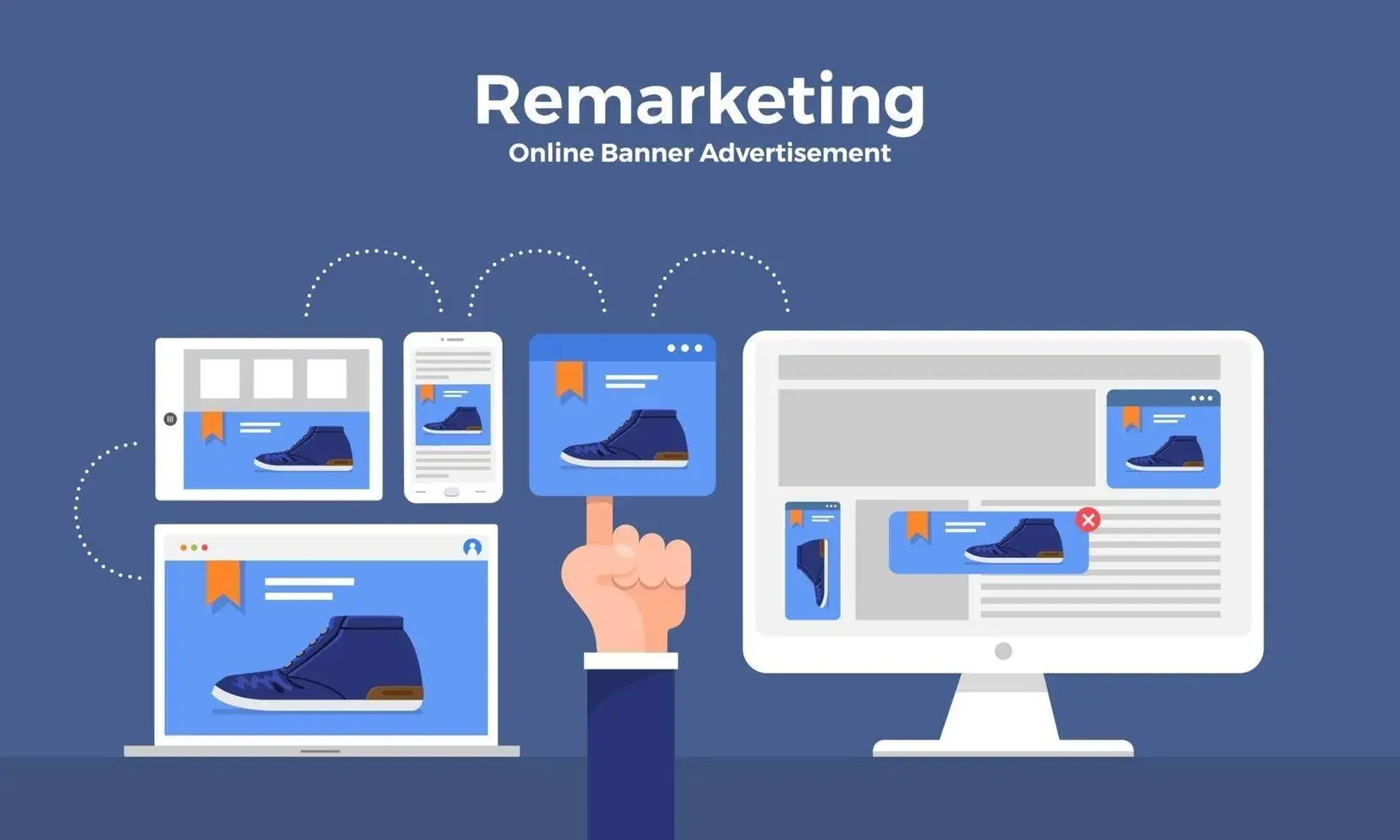 Digital Marketing Retargeting Campaigns capability illustration.