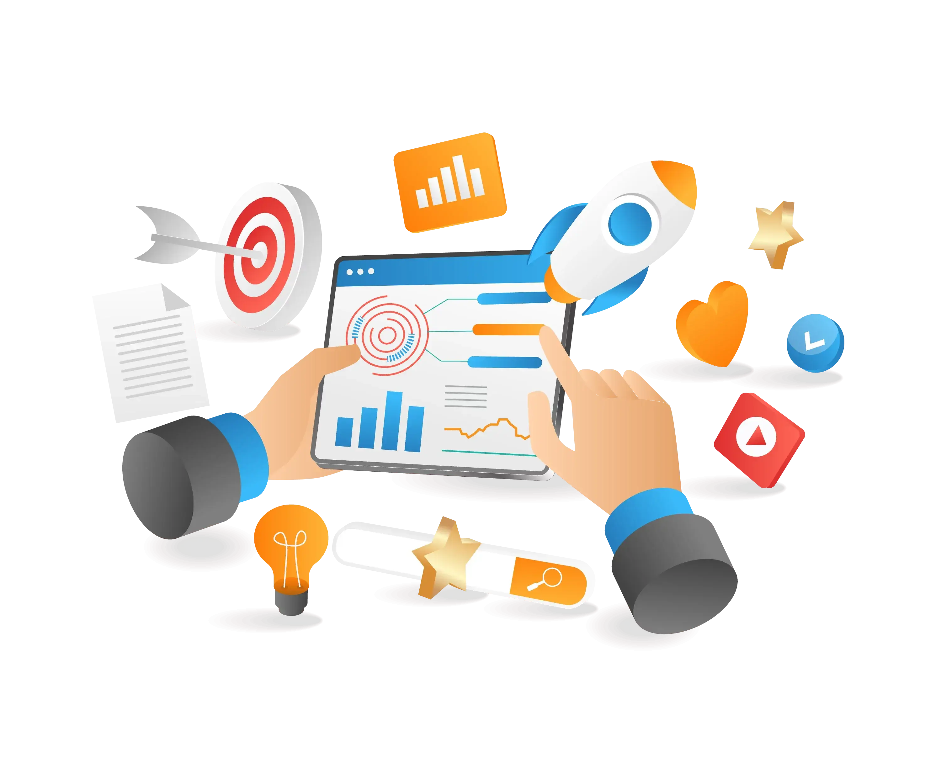 Digital Marketing Content Creation capability illustration.