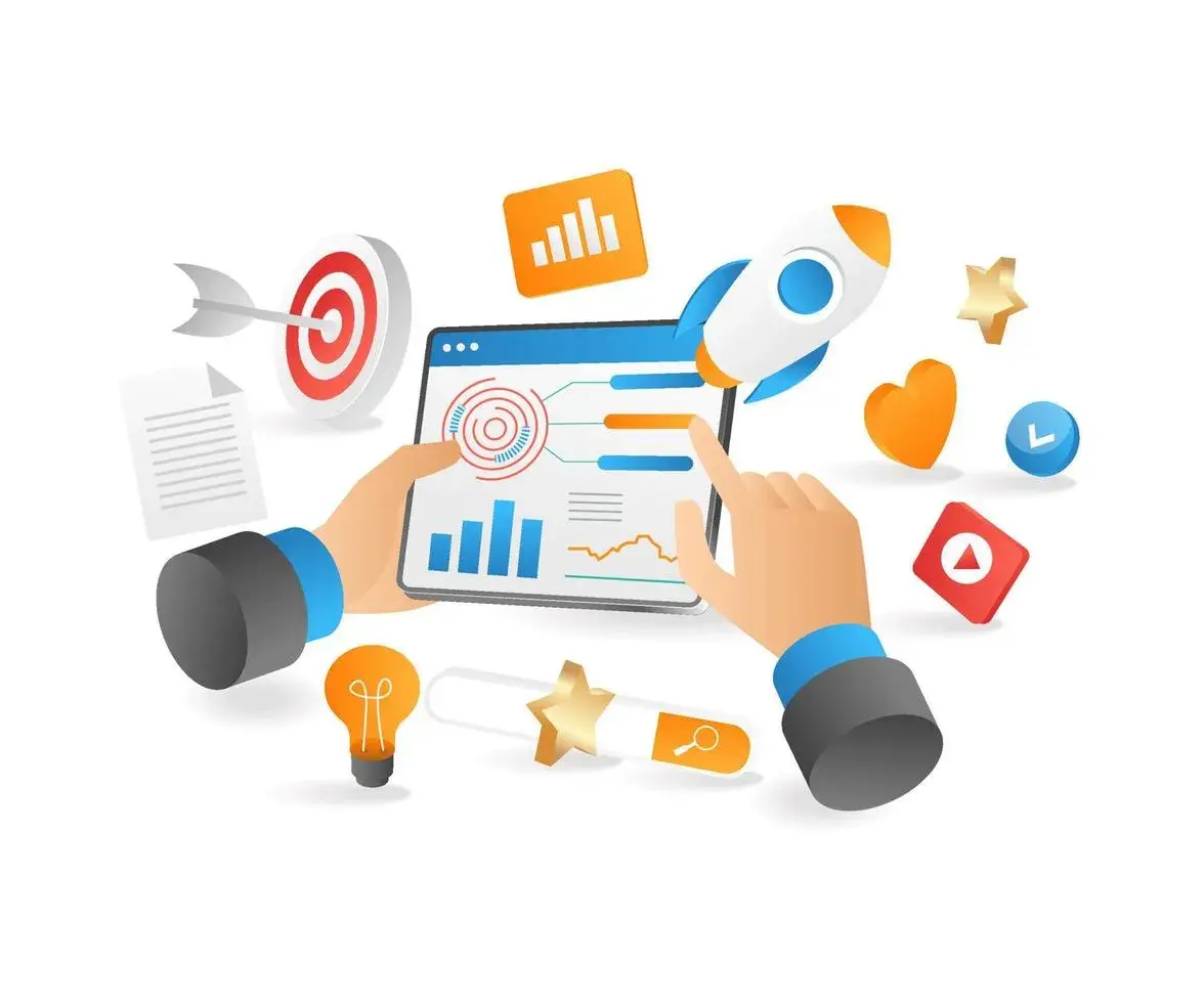 Digital Marketing Social Media Strategy capability illustration.