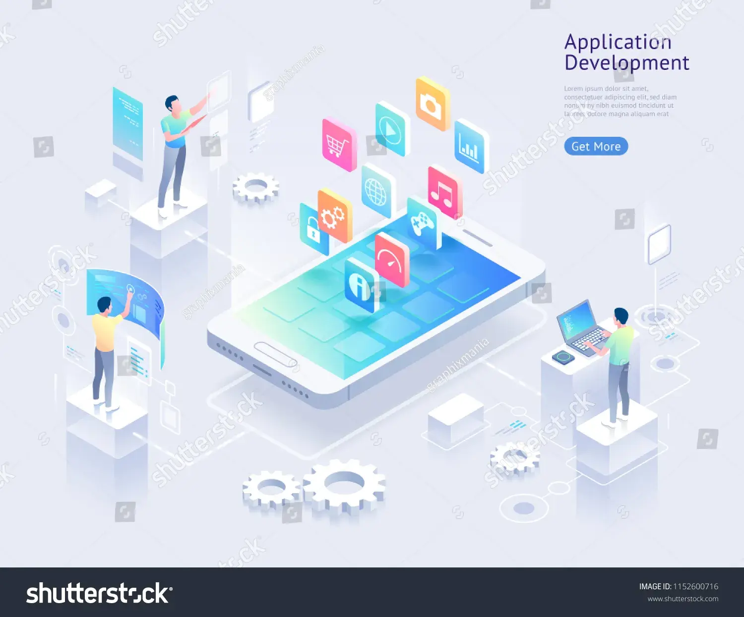 Software Development Integration Applications capability illustration.