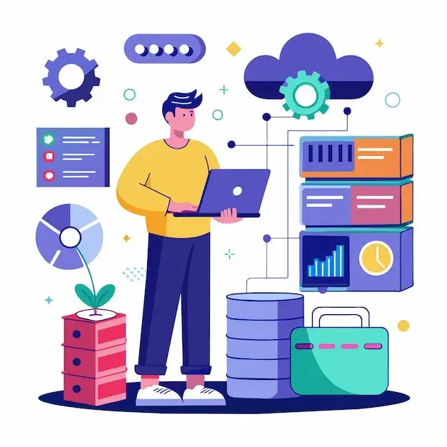 Software Development Application Re-engineering capability illustration.