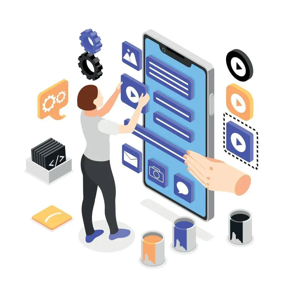 Web Development Image and Asset Optimisation capability illustration.